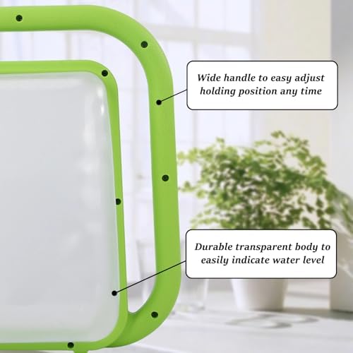 1.59 Gal Green Clear Plastic Foldable Watering Can - Image 5