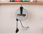 Performance Tool W2272 Retractable Cord Reel for Outlet Extension in Workshops and Home, Black/Gray, 25 feet - Image 5