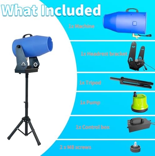 Foam Machine for Party with Fully Automatic Head Swing, Party Foam Machine with Adjustable Height, Foam Cannon for Garden, Pool, Indoor, Birthdays, Celebrations, and Backyard Events - Image 4