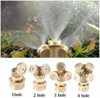 1Pc 1/2" Misting Nozzle Brass Atomizing Spray Fitting Nebulizer Hose Connector Water Sprinkler Adjustable Garden Lawn - Image 3