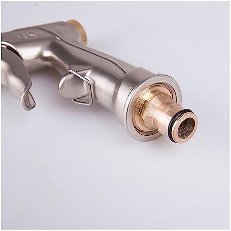 High Pressure Water Gun Metal Adjustable Nozzle Gardening Watering Car Washing Hose Water Gun Brass Sprayer(Yellow) - Image 7