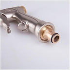 High Pressure Water Gun Metal Adjustable Nozzle Gardening Watering Car Washing Hose Water Gun Brass Sprayer(Yellow) - Image 7