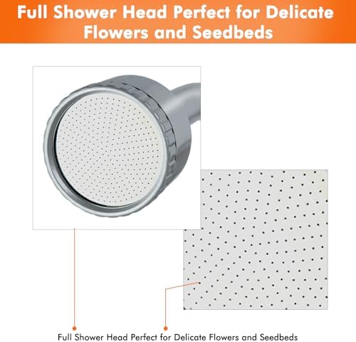 RESTMO 24 Inches Long Watering Wand for Garden Hose, Full Shower Spray Wand - Image 4