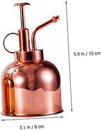 Vintage Plant Spray Watering Bottle 300ml Stainless Steel Golden - Image 7