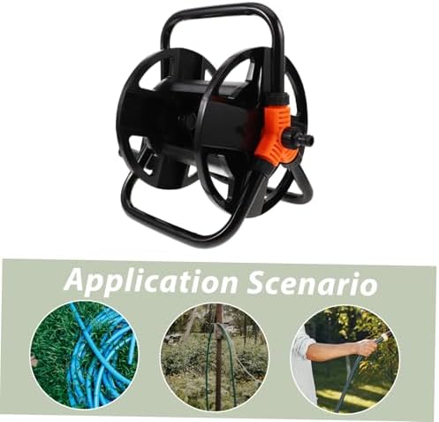 Happyyami Car Wash Water Gun Hose Reel Hose Holder for outside Freestanding Reel Storage Rack Versatile Garden Organizer - Image 4