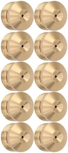 10Pcs Brass Misting Nozzles Fog Sprinkler Head High Pressure Rust Proof Fine Mist Spray For Garden Lawn Cooling System Factory Site Coal Mine (G3/4in 10.4CM) - Image 3