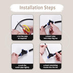 Drip Irrigation System for Raised Garden Bed, Adjustable Mist Nozzles Outdoor Plant Irrigation System, Leak-Proof & Easy Installation - Image 6