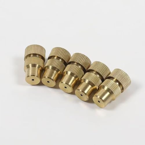 High Pressure Nozzle Brass Water Pipe Nozzle for Garden Hoses | Adjustable Features | Fits Standard Hoses, Garden Sprayers, Nozzles Brass Adjustable Nozzle 10pc - Image 4