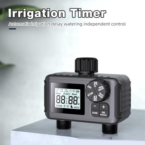 Water Timer Sprinkler Timer with 2 Zone Watering Controller - Image 4