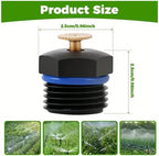 60pcs 360° Adjustable Misting Nozzle, 1/2" Micro Spray Heads for Garden Lawn Irrigation - Image 4