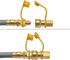 onlyfire Natural Gas Hose with Quick Connect/Disconnect Fittings - Image 6