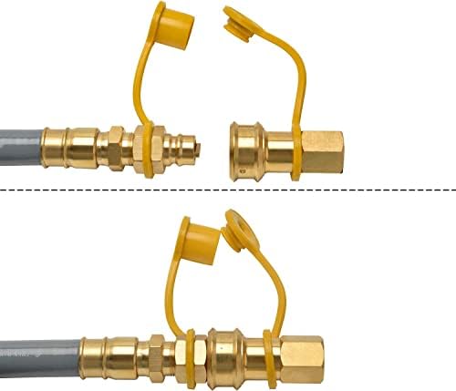 onlyfire Natural Gas Hose with Quick Connect/Disconnect Fittings - Image 6