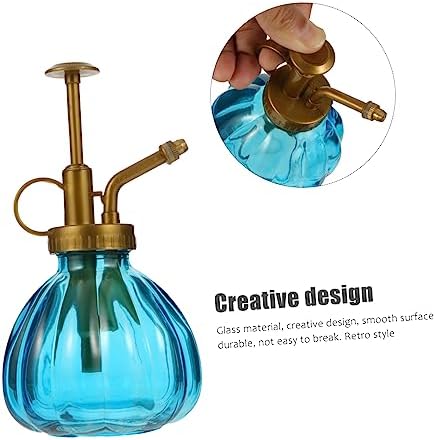 Vintage Glass Watering Bottle 2 Pack for Plants and Flowers - Image 2