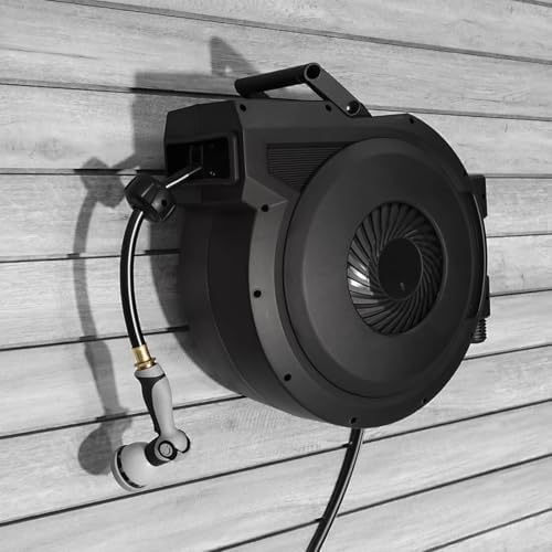 Proslat Stealth Slatwall Hose Reel with 80-Foot Hose and Nozzle - Image 3