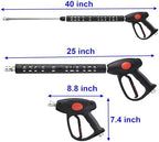 M MINGLE Replacement Pressure Washer Gun with Extension Wand, M22 Fitting - Image 3
