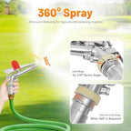 Lawn Sprinkler with 360 Degree Rotation, Adjustable Impact Sprinkler for Large Area Garden and Agricultural Irrigation - Image 6