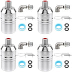 4‑Pack 304 Stainless Steel Float Valve 1/2"‑3/4" Auto Shut‑Off Water Valve by PNXKTXO