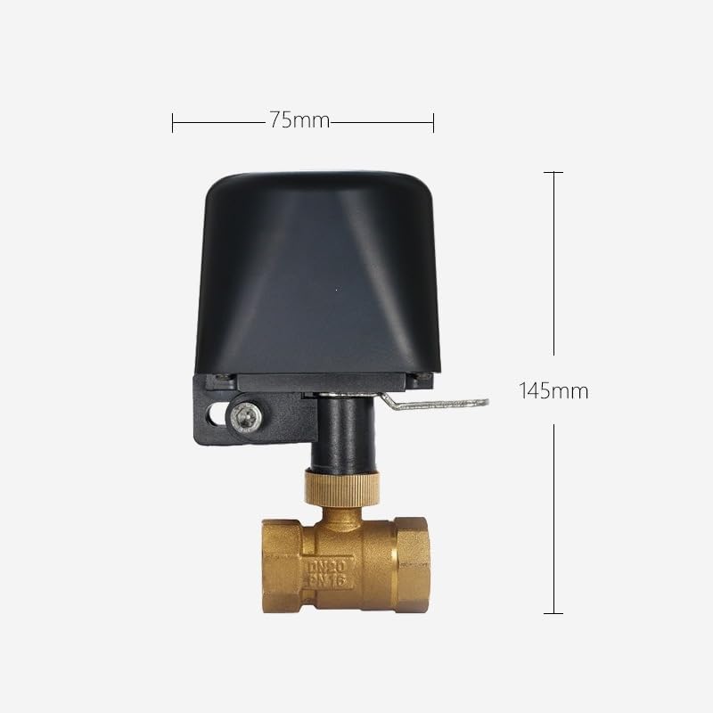 Smart Wifi Water Valve, Motorized Ball Valve, App Comtrol, Brass - Image 3
