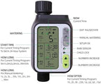 NURII Garden Automatic Irrigation Water Timer, with Rain Sensor Outdoor Separate Irrigation Programs Irrigation Control System - Image 4
