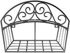 Liberty Garden Products 241 Decorative Black Garden Hose Butler with Shelf, Holds 125-Feet 14 x 6.7 x 11.5 - Image 2