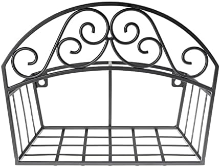 Liberty Garden Products 241 Decorative Black Garden Hose Butler with Shelf, Holds 125-Feet 14 x 6.7 x 11.5 - Image 2