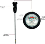 Durable Soil Meter, Waterproof Soil PH Moisture Meter Tester Kit Tools with 295Mm Long Electrode Probe for Indoor & Outdoor Gardens Plants - Image 3