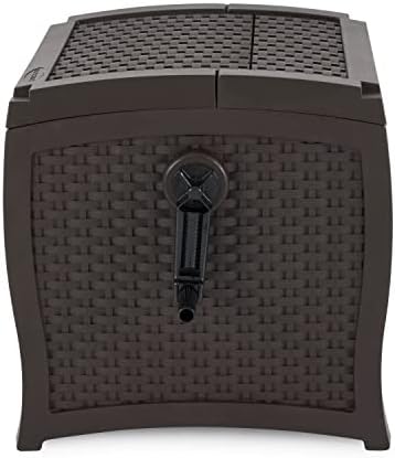 Suncast Hose Reel with Smart Trak Hose Guide, Water-Tight Connection, Durable Resin Construction, 225' Hose Capacity, Brown, Made in the USA - Image 6