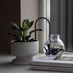 Beautiful Self-Watering Wick System for Effortless Plant Care, Automatic Drip Irrigation, Sustainable & Stylish Scandinavian Design, Ideal for House Plants (M, Black) - Image 7