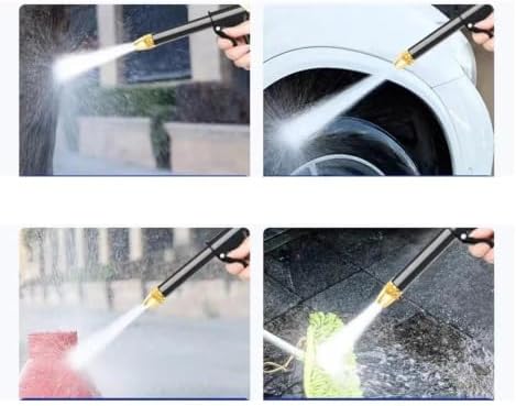 Garden Hose Nozzles Powerful Cleaning Tool 5 Adapters Power For Home User - Image 5