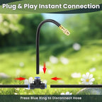 200FT Automatic Drip Irrigation Kits Garden Watering System 40 Nozzles - Image 6