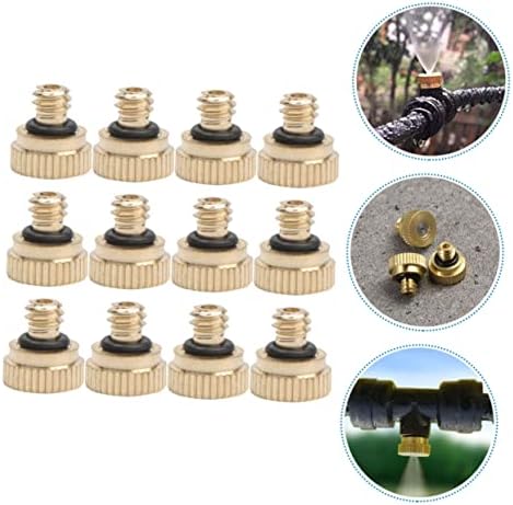 SUPVOX 60pcs Heavy Duty Brass Misting Nozzle Replacement for Water Sprayer Garden Hoses - Image 2
