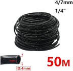 Garden supplies 4/7mm 8/11mm 9/12mm Hose Garden Watering 1/4 3/8" Flexible PVC Hose Micro Drip Irrigation Tubing Lawn Plants Greenhouse Pipe Sprinkler hose(1I4 x 50m) - Image 2