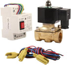 AC110V Brass Solenoid Float Valve Automatic Liquid Level Switch by shengbowi