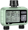 2 Outlet Digital Water Timer, IPX5 Programmable Garden Sprinkler Timer with Large LCD Display, Hose Irrigation Controller for Lawn and Yard by Unknown