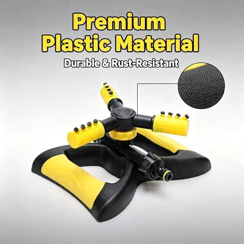 360-Degree Automatic Sprinkler - Adjustable Garden Irrigation Watering System for Lawn Vegetable Flower Bed(3m) - Image 5