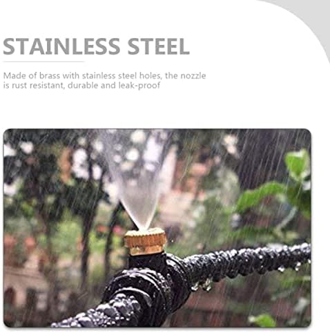 BESPORTBLE 48pcs Fan Misters for Cooling Outdoor Mist Nozzles Brass Material Hose Nozzle Sprayer - Image 4