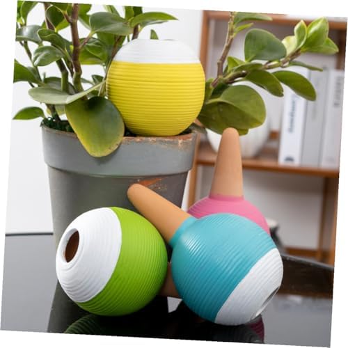 Self Watering Spikes 4pcs Red Soil Globe Plant Waterers - Image 5