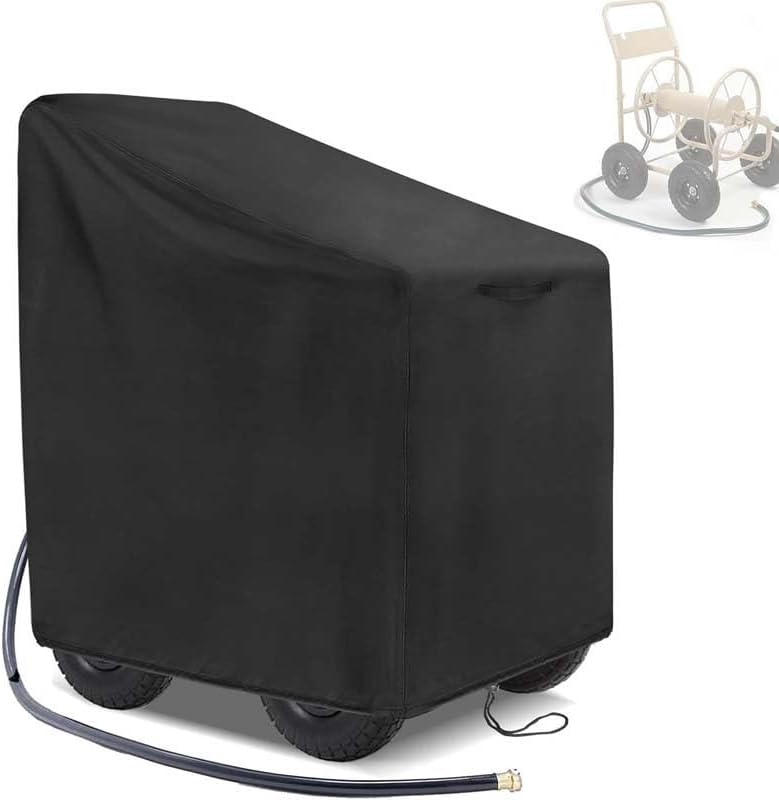Heavy Duty Garden Hose Reel Cart Cover for Giraffe Tools Garden Hose Reel Cart 2 Wheels Stainless Steel Heavy Duty GWRH1V001 2024-Present by LSJDNASHD