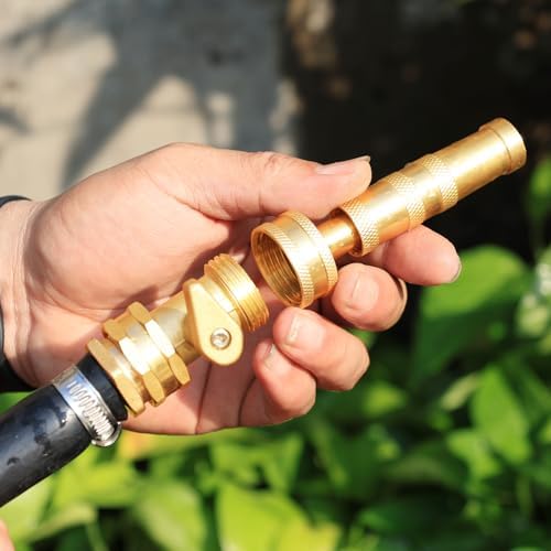 UNWAVER Garden Hose Shut Off Valve,3/4" GHT Brass Water Ball Valve-10Pcs - Image 5