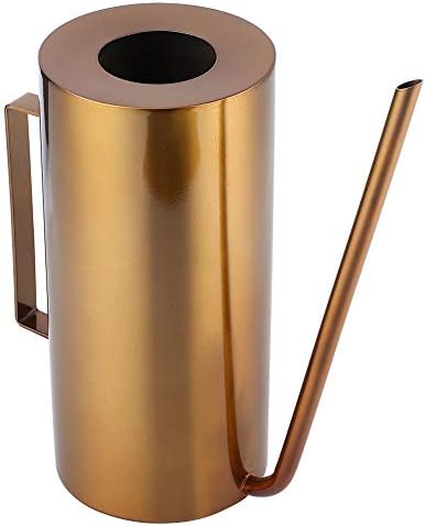 Gallon Metal Watering .5L Gold Stainless Steel Watering Can with Spout - Suitable for Flowers and Plants with Comfortable Handle Design, Ideal for Indoor and Outdoor - Image 3