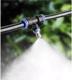 Outdoor Drip Irrigation Kit - Adjustable Nozzle & Water Filter - Efficient Cooling System for Gardens, Farms & Greenhouses - Ideal for Sustainable Watering Solutions by Unknown