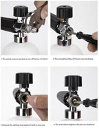5/10PCS 0.9mm-1.5mm Orifice Foam Cannon Orifice Nozzle and Foam Manufacturer Mesh Filter Filter Kit with Cleaning Tools Foam Cannon Snow Foam Car Copper 1.15mm 10pcs - Image 3