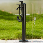 Modern Stainless Steel Garden Water Column with Faucet, Freestanding Hose Stand, Decorative Water Feature Fountain, Hydrant, for Garden Irrigation and Washing - Image 2