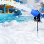 Foam Machine for Party with Fully Automatic Head Swing, Party Foam Machine with Adjustable Height, Foam Cannon for Garden, Pool, Indoor, Birthdays, Celebrations, and Backyard Events by Right