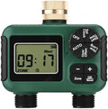 2-Way Irrigation Water Valve Timer with 2 Zone Watering Timer Rain Delay Function for Garden, Smart Hose Timer for Lawns, Greenhouses, Control Panel for Watering Systems by Aumotop