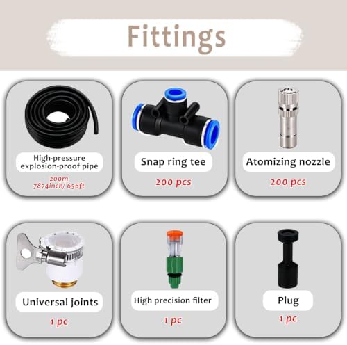 Drip Irrigation System for Raised Garden Bed, Adjustable Mist Nozzles Outdoor Plant Irrigation System, Leak-Proof & Easy Installation - Image 3