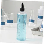 8 Pack Graduated Plastic Squeeze Bottles 17oz PET with Fine Tip - Image 6