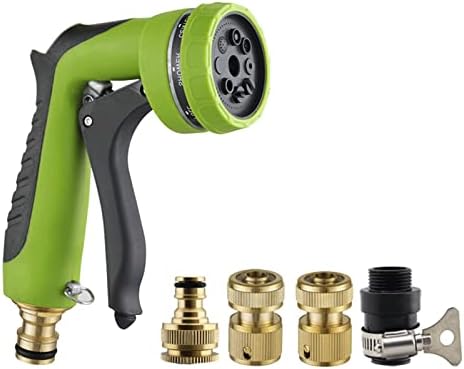 Marycan Garden Hose Nozzle Spray Nozzle, 8 Adjustable Watering Patterns Multifunctional Gardening Sprinkler by Unknown