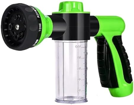 Foam Sprayer, Portable Auto Foam Lance Water Gun High Pressure 3 Grade Nozzle Jet Car Washer Sprayer Cleaning Tool Automobile Garden Wash,Car Washing(Green) by Unknown