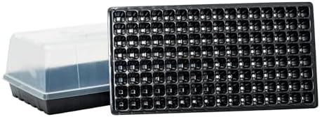 Bootstrap Farmer 128 Cell Seed Starter Tray Kit with Domes 10 Pack by BootstrapFarmer